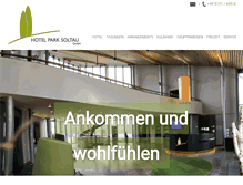 Tablet Screenshot of hotel-park-soltau.de